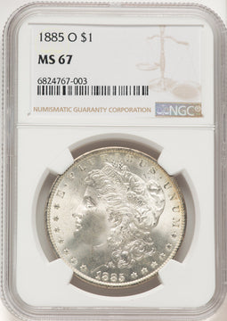 1885-O Morgan Dollar NGC MS67 (507631042)