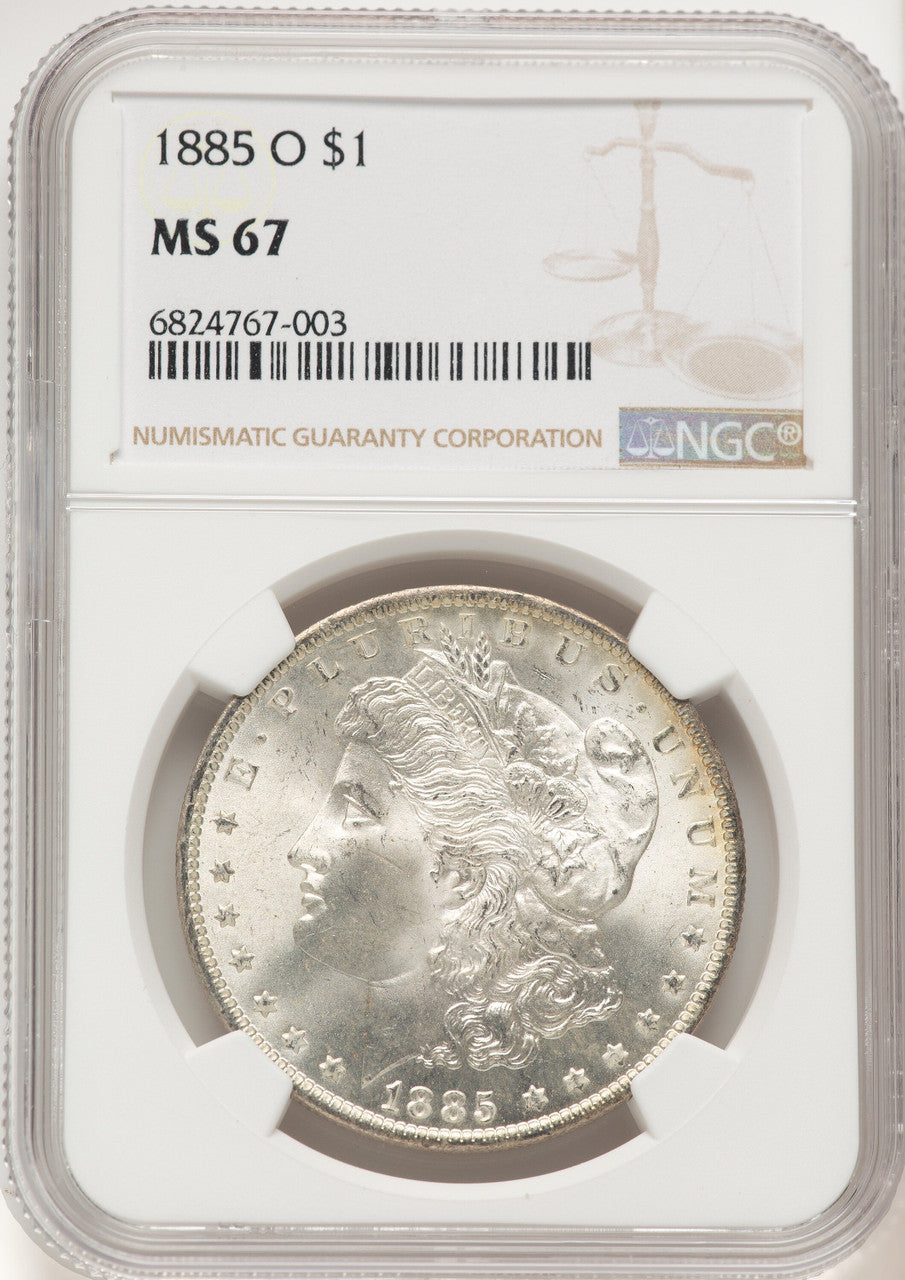1885-O Morgan Dollar NGC MS67 (507631042)