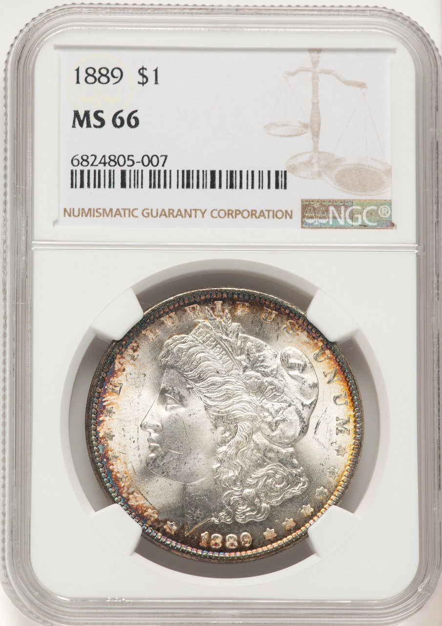 1889 Morgan Dollar NGC MS66 (507631048)