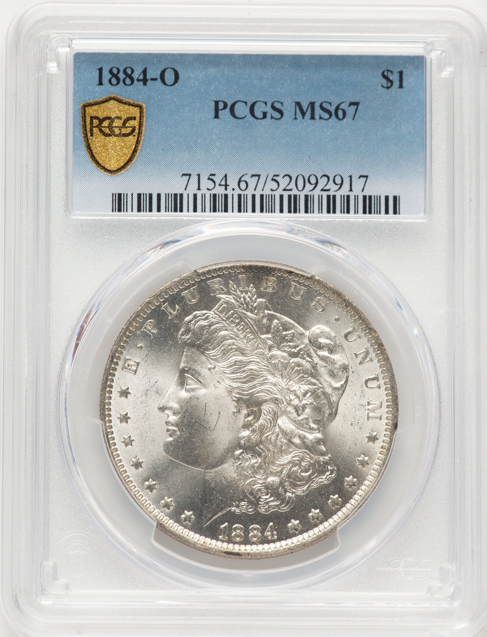 1884-O Morgan Dollar PCGS MS67