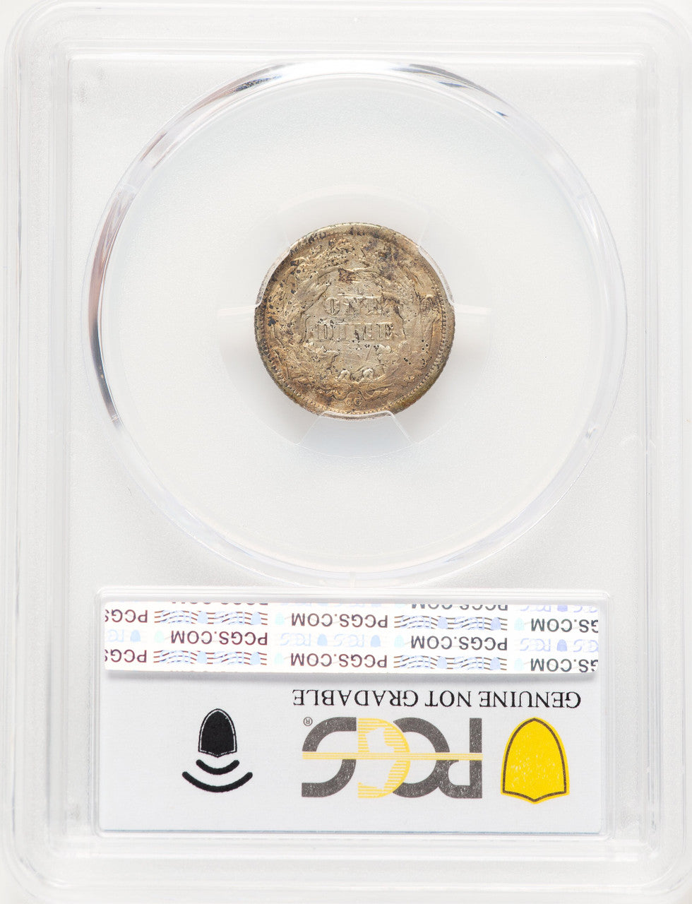 1873-CC 10C ARROWS Genuine Seated Dime Genuine PCGS XF40