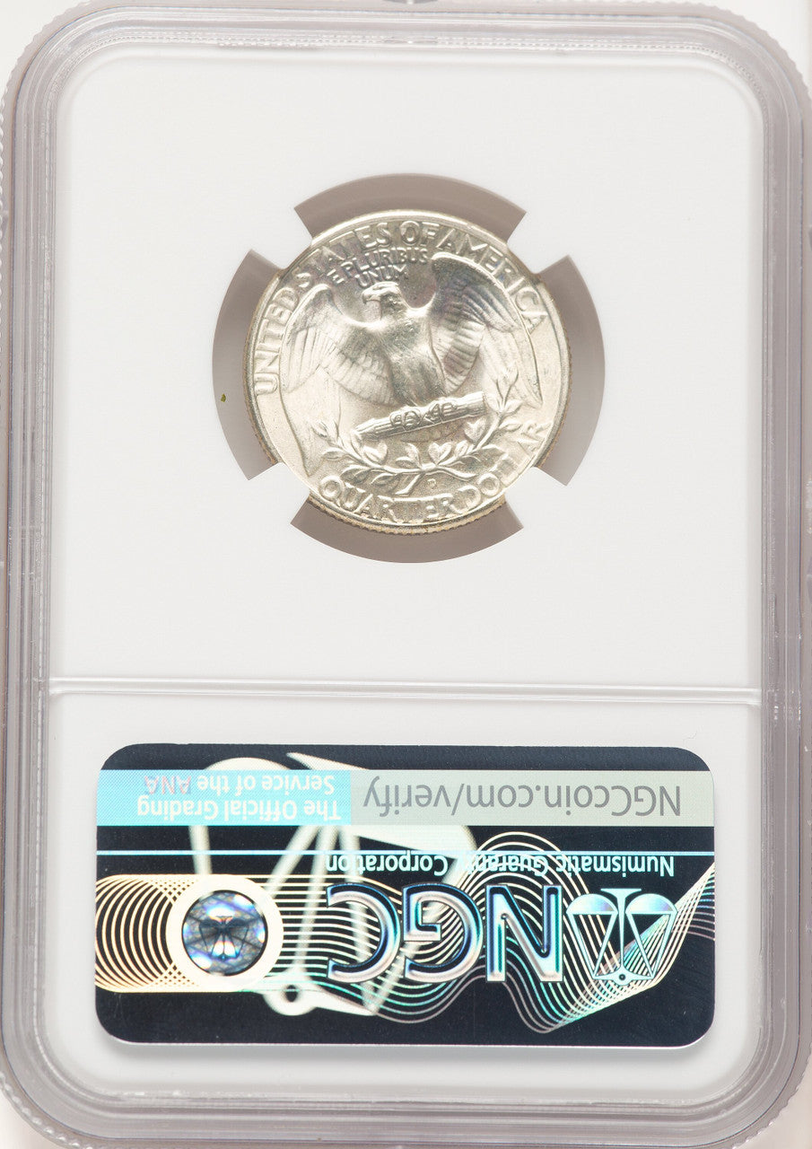 1941-D 25C CAC Washington Quarter NGC MS67+