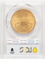 1890-CC $20 Liberty Double Eagle PCGS AU53 (507658012)