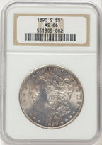 1890-S Morgan Dollar NGC MS66