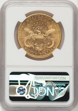 1879-S $20 Liberty Double Eagle NGC MS62