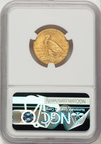 1908 $5 Indian Half Eagle NGC MS64