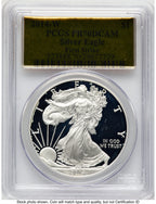 2014-W Proof Silver Eagle 1 oz FS Gold Foil PCGS PR70