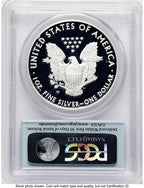 2015-W Proof Silver Eagle 1 oz FS Flag PCGS PR70