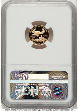 2016-W Proof Gold Eagle 1/10 oz FDI Elizabeth Jones NGC PF70