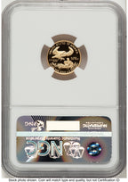 2016-W Proof Gold Eagle 1/10 oz FDI Elizabeth Jones NGC PF70
