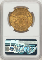 1861 $20 Liberty Double Eagle NGC AU55
