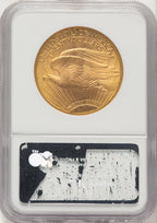 1911-D $20 Saint-Gaudens Double Eagle NGC MS66