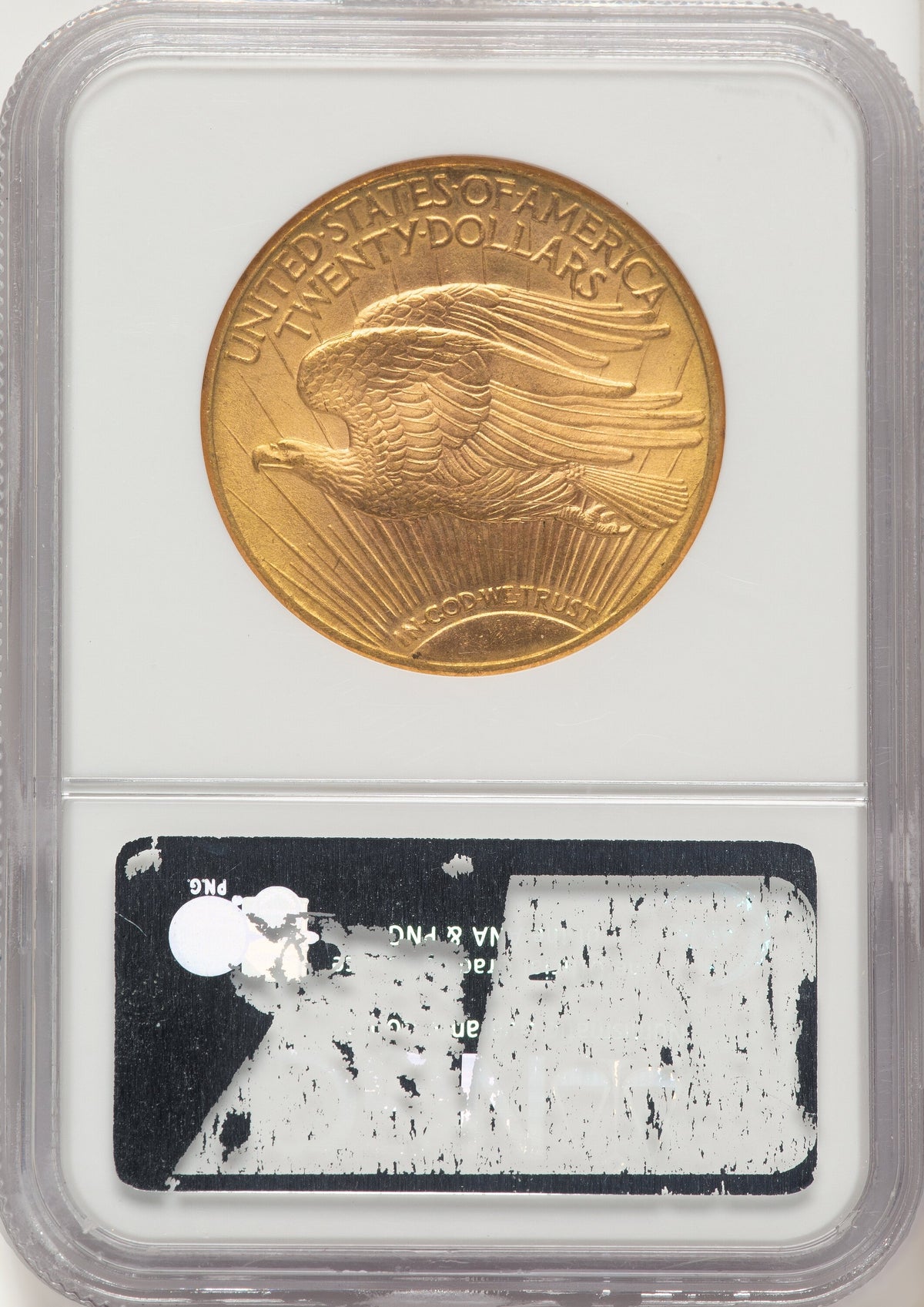 1911-D $20 Saint-Gaudens Double Eagle NGC MS66