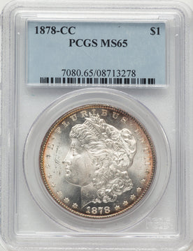 1878-CC Morgan Dollar PCGS MS65