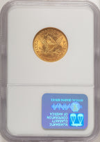 1897 $5 Liberty Half Eagle NGC MS65
