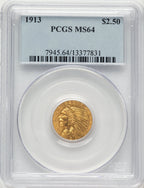 1913 $2.50 Indian Quarter Eagle PCGS MS64
