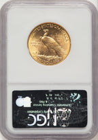1910-D $10 Indian Eagle NGC MS64
