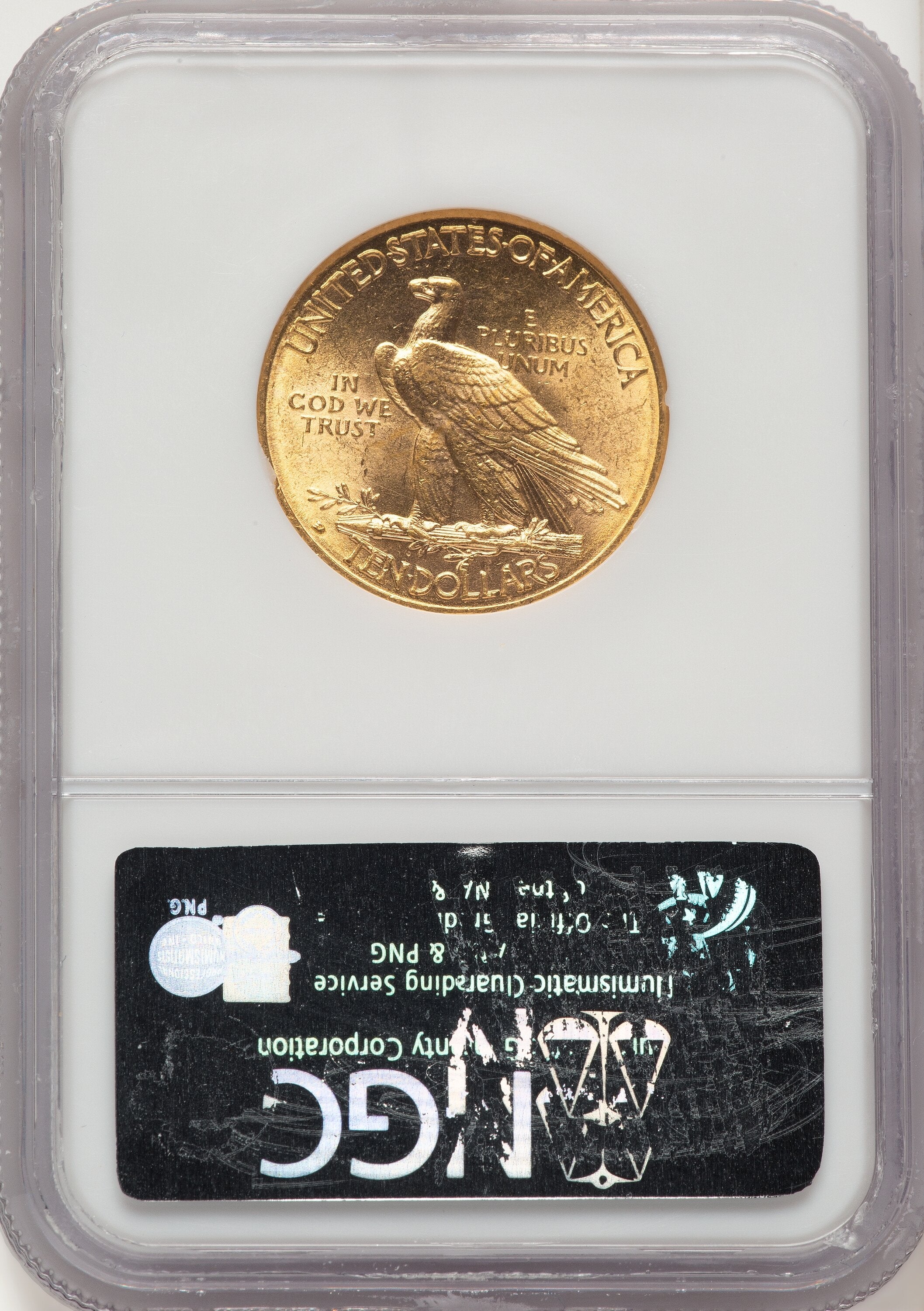 1910-D $10 Indian Eagle NGC MS64