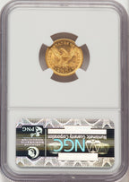 1899 $2.50 CAC Liberty Quarter Eagle NGC MS66