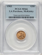 1903 G$1 MCKIN Commemorative Gold PCGS MS66