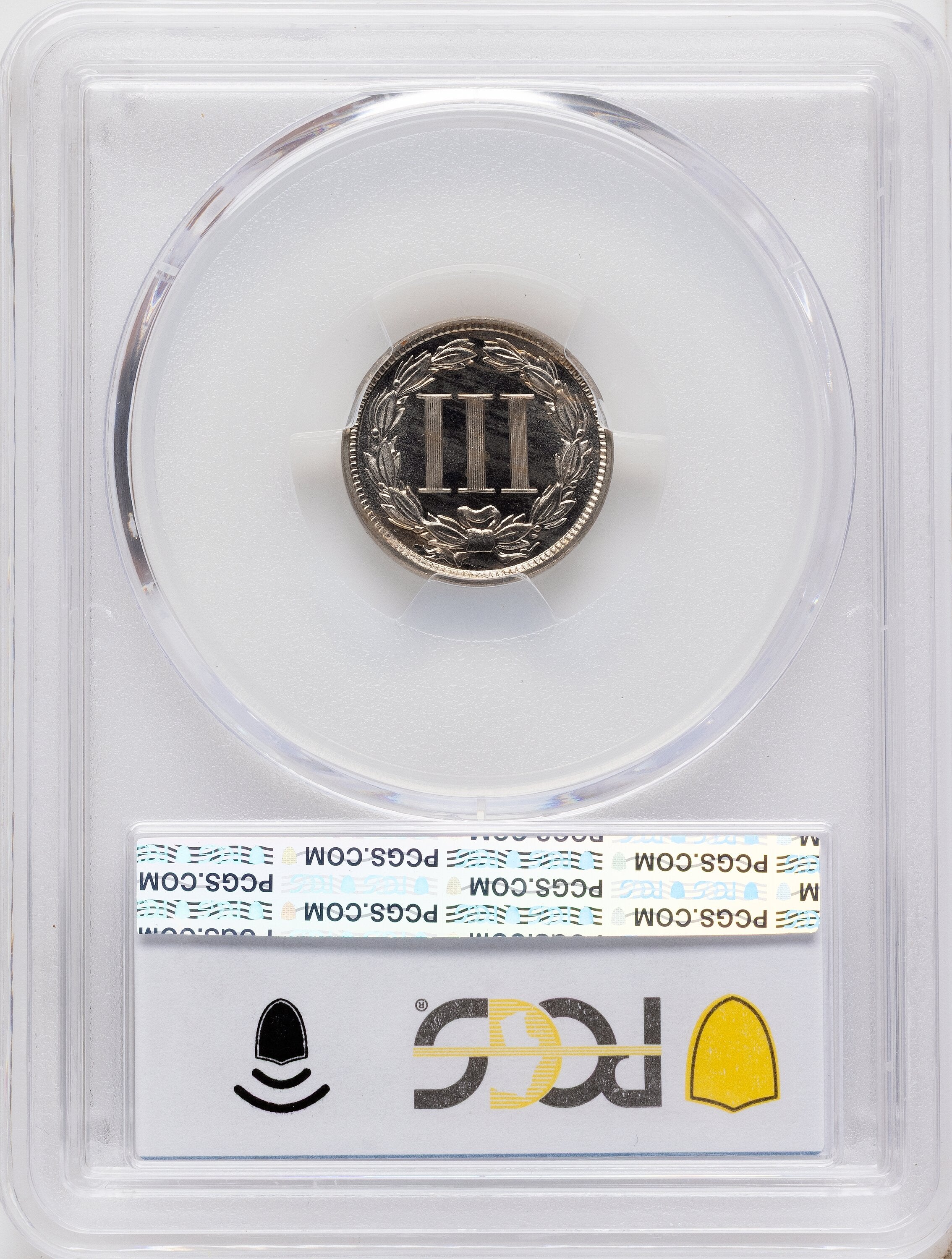1883 3CN PRCA Proof Three Cent Nickel PCGS PR67
