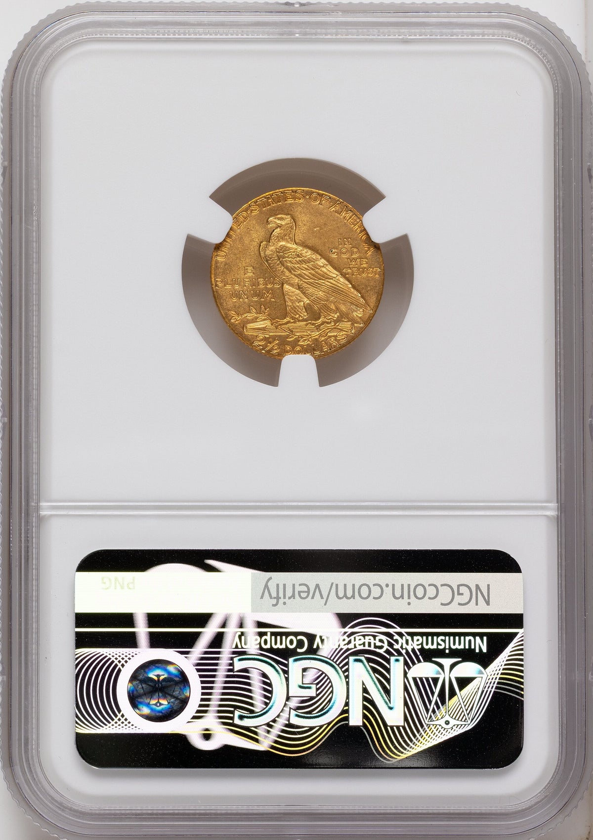 1911 $2.50 Indian Quarter Eagle NGC MS64