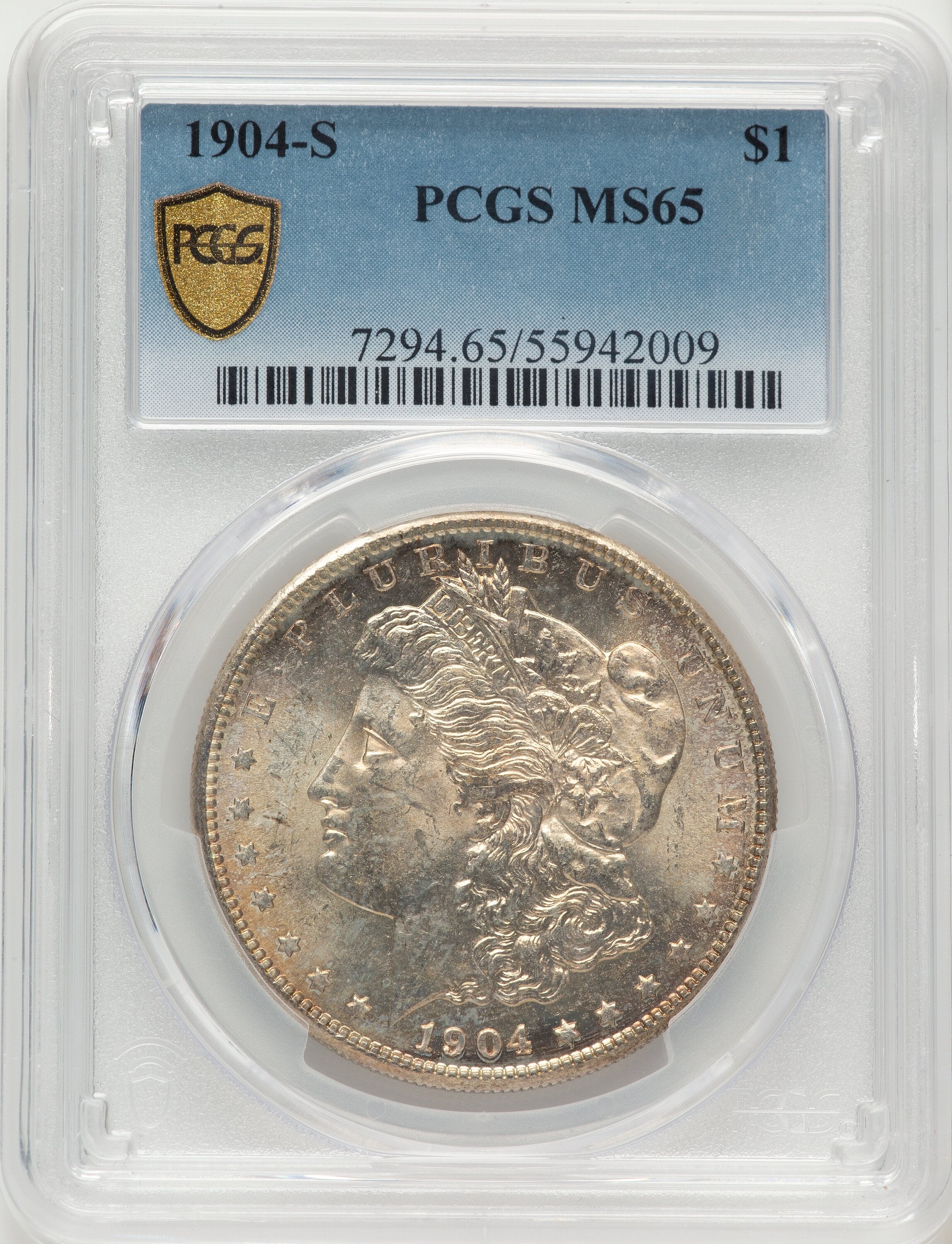 1904-S Morgan Dollar PCGS MS65