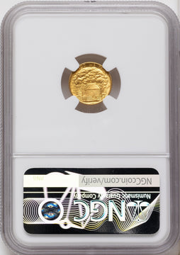 1922 G$1 Grant No Star Commemorative Gold NGC MS66