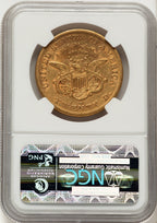 1864-S $20 Liberty Double Eagle NGC XF40