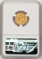 1910 $2.50 Indian Quarter Eagle NGC MS62