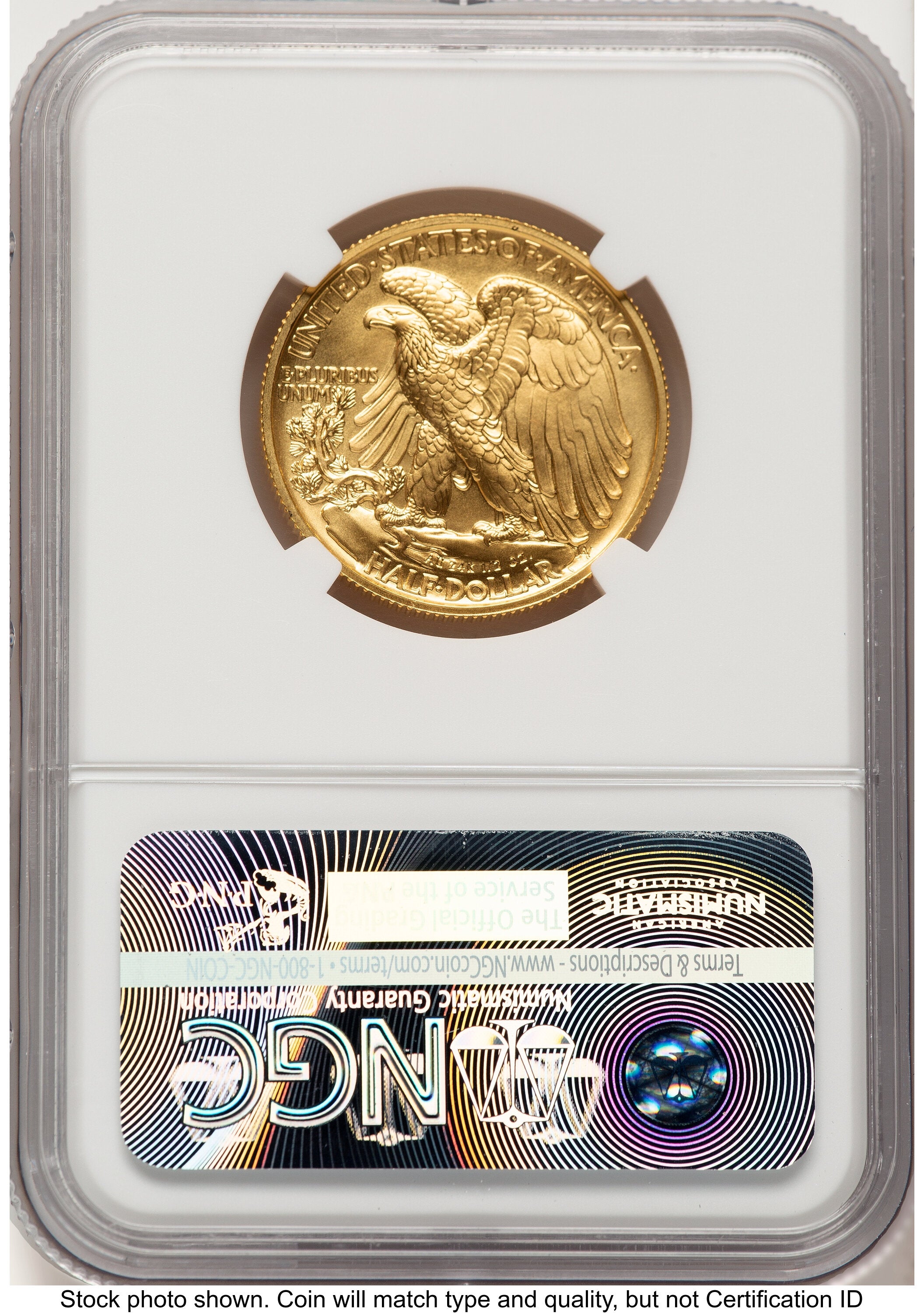 2016-W 50C Walking Liberty 100th Anniversary Gold Centennial 100th Anniversary NGC MS70