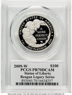 2009-W Proof Platinum Eagle 1 oz Reagan Legacy Series Michael Reagan Picture PCGS PR70