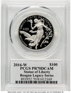 2016-W Proof Platinum Eagle 1 oz Reagan Legacy Series Michael Reagan Picture PCGS PR70