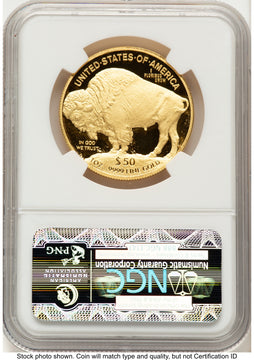 2010-W Proof Gold Buffalo 1 oz ER Blue NGC PF70