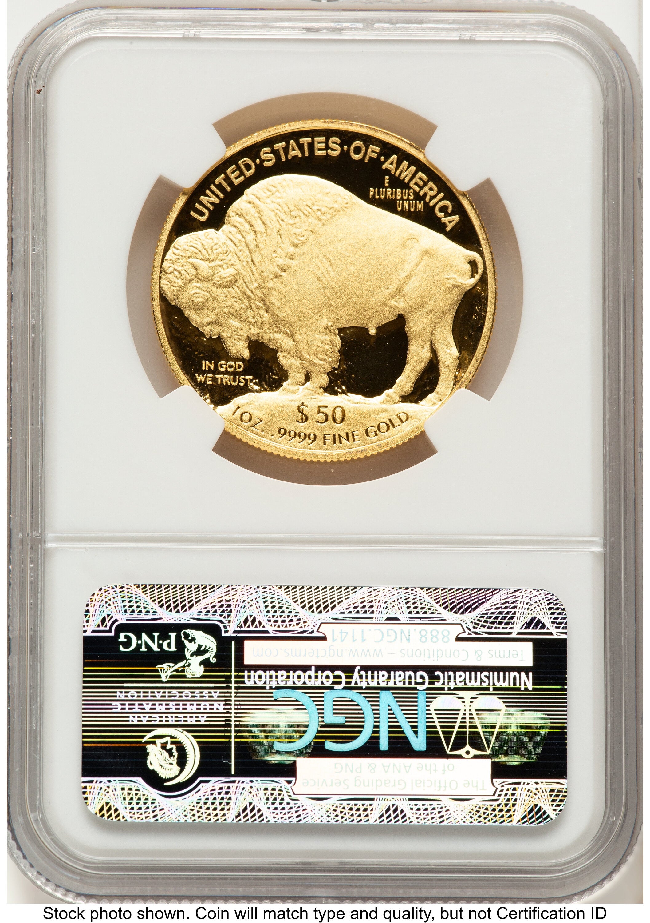2010-W Proof Gold Buffalo 1 oz ER Blue NGC PF70
