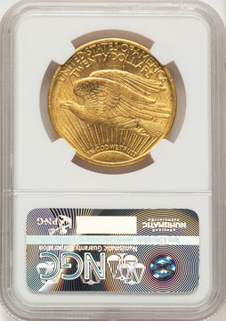1909/8 $20 FS-301 Saint-Gaudens Double Eagle NGC MS61