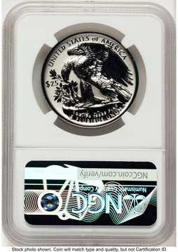 2025-W Palladium Eagle 1 oz REV AR John /Michael Gaudioso US Mint Engraver Series NGC PF70 Mercanti