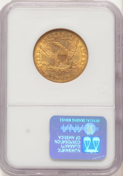 1891-CC $10 Liberty Eagle NGC AU58