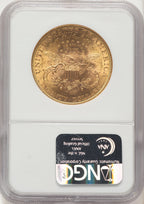 1890 $20 Liberty Double Eagle NGC MS63