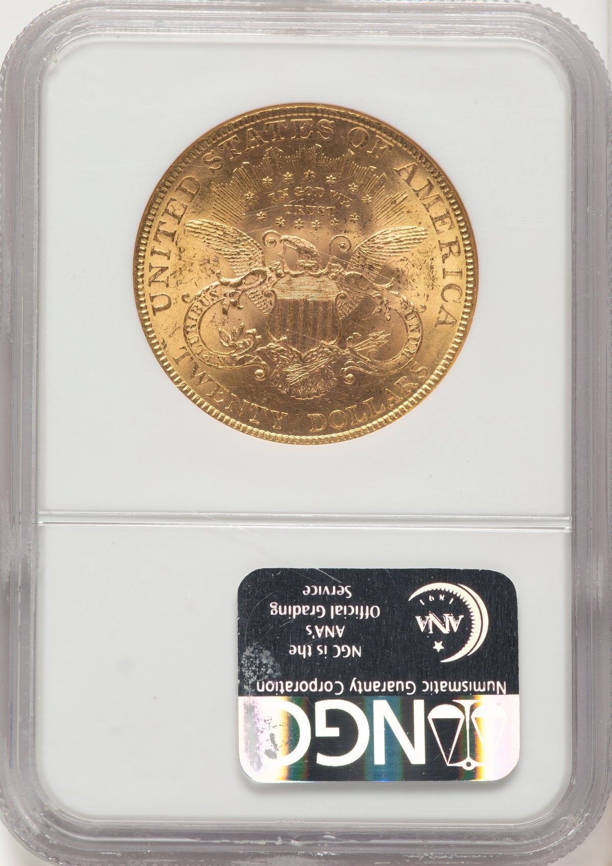 1890 $20 Liberty Double Eagle NGC MS63