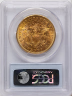 1876-S $20 Liberty Double Eagle PCGS MS61