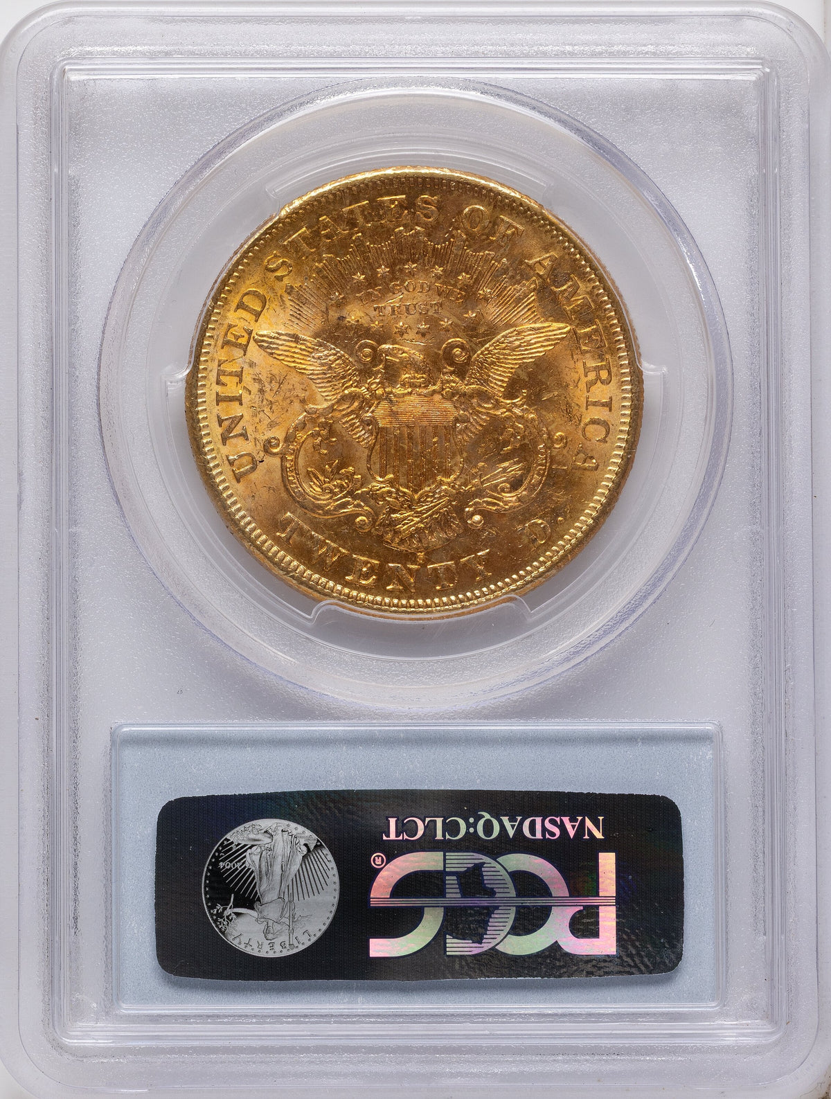 1876-S $20 Liberty Double Eagle PCGS MS61