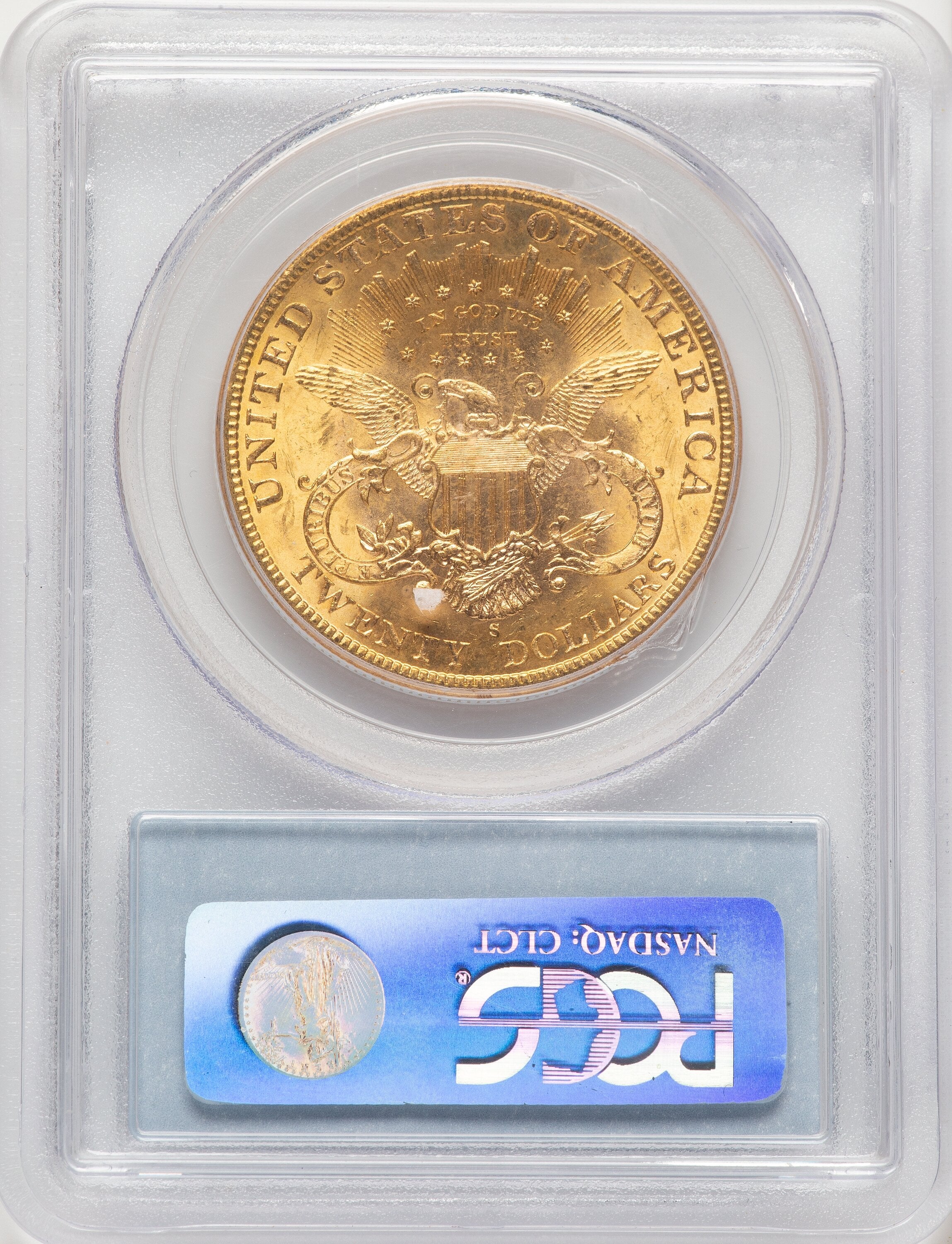 1898-S $20 CAC Liberty Double Eagle PCGS MS64