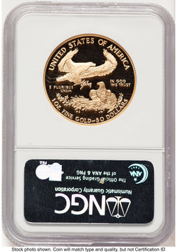 1994-W Proof Gold Eagle 1 oz Brown Label NGC PF70