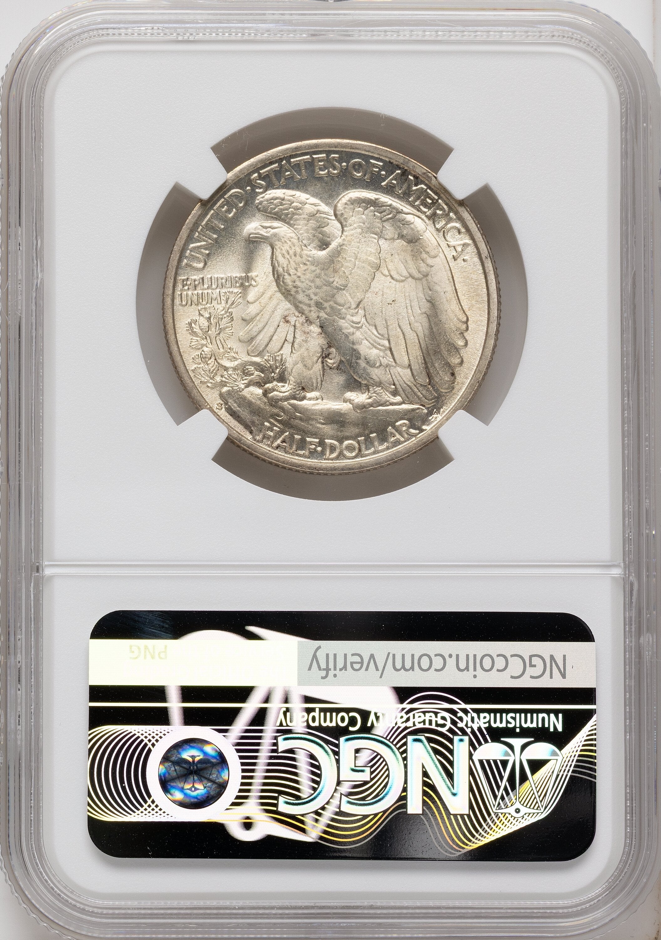 1941-S 50C Walking Liberty Half Dollar NGC MS66