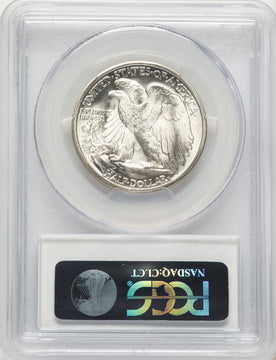 1939-S 50C CAC Walking Liberty Half Dollar PCGS MS66