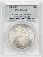 1890-CC Morgan Dollar PCGS MS64