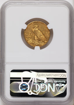 1913-S $5 Indian Half Eagle NGC AU58