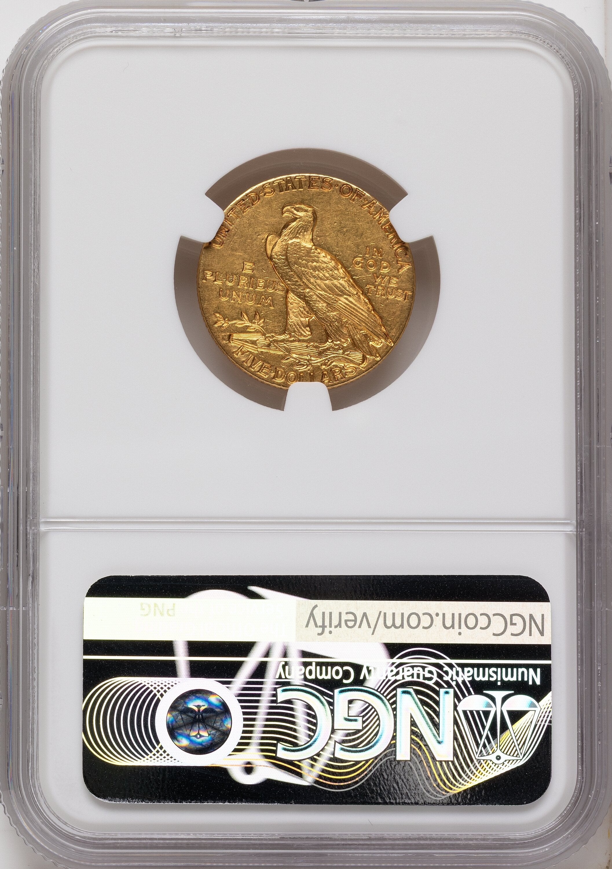1913-S $5 Indian Half Eagle NGC AU58