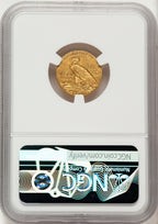 1910 $2.50 Indian Quarter Eagle NGC MS62